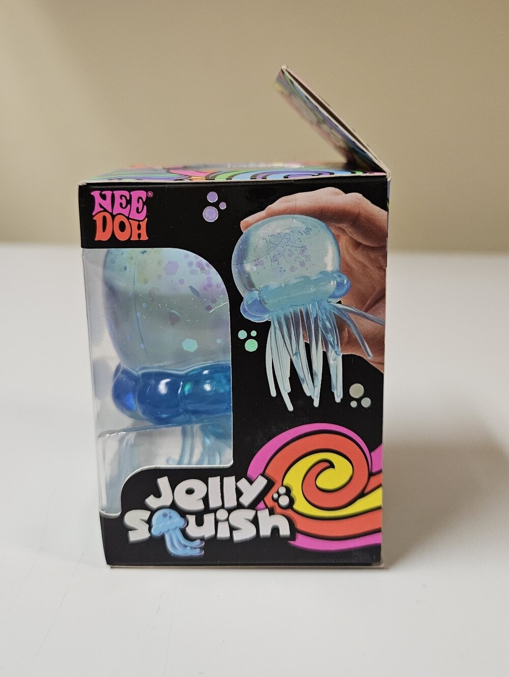 Needoh Jelly Squish Blue Jellyfish Sensory Toy Fidget New Sealed Box Authentic - Picture 9 of 11